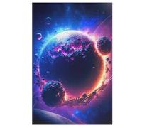 planète Starry Sky Puzzles Adultes 1000 Pièces en Bois, Jouet De Puzzle De Défi De Cerveau pour des EnfFourmis, D’Intelligence 78×53cm