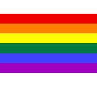 Planete Supporter Drapeau Arc en Ciel Rainbow Gay Pride - 150 X 90 cm