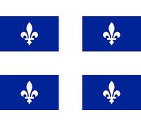 Planete Supporter Drapeau Quebec - 150 x 90 cm (Uniquement chez Le Vendeur 100% Conforme à l'image)