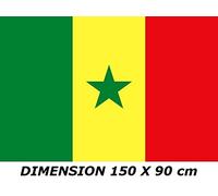 Planete Supporter Drapeau Sénégal - 150 x 90 cm