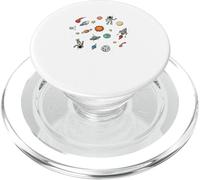 Planète Système Spatial Solaire Astronaute Science Enfants Garçons Filles PopSockets PopGrip pour MagSafe
