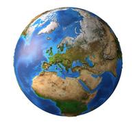 Planète Terra Puzzle en Bois