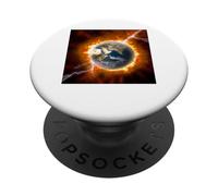 Planète Terre en péril PopSockets PopGrip Adhésif