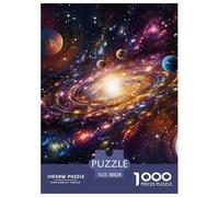 Planète Univers 1000 Pieces Puzzle pour Adulte Qualité Supérieure De l'art De La DécoRation Moderne Adultes Enfants 38x26cm/1000pcs