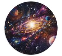 Planète Univers Puzzles 1000 Pieces Cadeau Unique Jeu Éduchatif Défi Jouet À De Qualité Supérieure Peinture Art pour Adultes Et Enfants À Partir De 14 Ans 1000pcs (67.5x67.5cm)