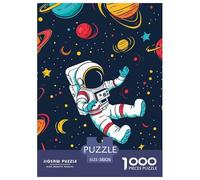 Planète Univers Rocket 1000 Pieces Puzzle en Papier Qualité Supérieure De l'art De La DécoRation Moderne Adultes Et Enfants Dès 14 Ans 38x26cm/1000pcs