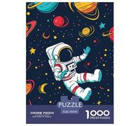 Planète Univers Rocket 1000 Pieces Puzzle pour Adulte Jeu Éduchatif Défi De l'art De La DécoRation Moderne Adultes Enfants 70x50cm/1000pcs