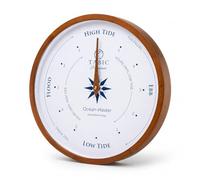 Planeteco Ocean Master Horloge de marée - Accessoire de décoration élégant avec affichage des marées haute-basse - Horloge murale idéale pour planifier des activités