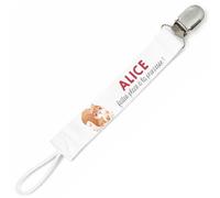 Planetee Attache tétine pour prénom ALICE faites place a la princesse | Attache sucette cadeau naissance