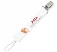 Planetee Attache tétine pour prénom ARIA faites place a la princesse | Attache sucette cadeau naissance