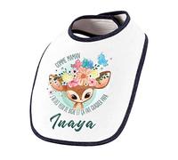 Planetee Bavoir bébé Inaya Yeux de biche