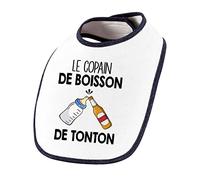 Planetee Bavoir Bébé le Copain de Boisson de Tonton Bière