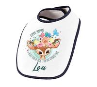 Planetee Bavoir bébé Lou Yeux de biche