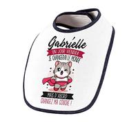 Planetee Bavoir Bébé prénom Gabrielle Humour mignon sauver le monde