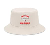 Planetee Bob Premium Beige Toutes Les Mamans sont géniales mais la mienne est Aide-Soignante, C'est carrément Plus Cool | Coton Brossé 260 g/m² Taille Unique Homme Femme