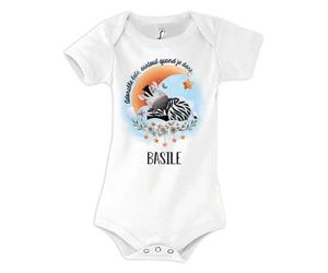 Planetee Body Basile adorable bébé quand je dors Zèbre