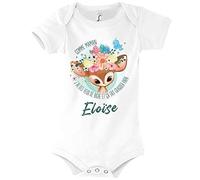 Planetee Body bébé Éloïse Yeux de Biche Humour Naissance Cadeau Bébé Anniversaire Noël