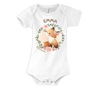 Planetee Body bébé Emma Bébé d'amour Renard 3/6 mois Humour Naissance Cadeau Bébé Anniversaire Noël
