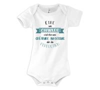 Planetee Body bébé garçon Charles bébé parfait 3/6 mois Humour Naissance Cadeau Bébé Anniversaire Noël