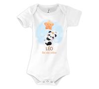 Planetee Body bébé garçon Léo bébé Panda Roi des Câlins 3/6 mois Humour Naissance Cadeau Bébé Anniversaire Noël