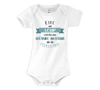 Planetee Body bébé garçon Loup bébé parfait 18/24 mois Humour Naissance Cadeau Bébé Anniversaire Noël