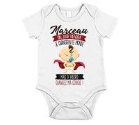 Planetee Body bébé garçon Marceau Humour Naissance Cadeau Bébé Anniversaire Noël