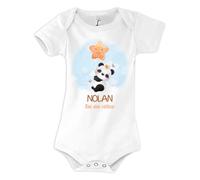 Planetee Body bébé garçon Nolan bébé Panda Roi des Câlins 12/18 mois Humour Naissance Cadeau Bébé Anniversaire Noël