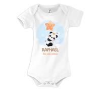 Planetee Body bébé garçon Raphaël bébé Panda Roi des Câlins 3/6 mois Humour Naissance Cadeau Bébé Anniversaire Noël
