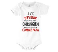 Planetee Body Bébé Je Veux Devenir Chirurgien comme Papa