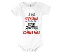 Planetee Body Bébé Je Veux Devenir Expert Comptable comme Papa