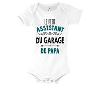 Planetee Body bébé Le Petit Assistante du Garage de Papa