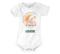 Planetee Body bébé Louise bébé quand je dors Lapin 3/6 mois Humour Naissance Cadeau Bébé Anniversaire Noël