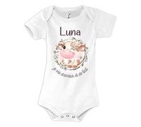 Planetee Body bébé Luna Amour et Biberon de Lait Vache 6/12 mois