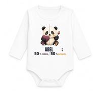 Planetee Body Bébé Manches Longues Abel | Coton 170 g/m² Blanc 3 mois à 18 mois | Bébé Fille Garçon Mixte | Cadeau Naissance Baby Shower Bapteme