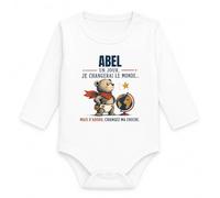 Planetee Body Bébé Manches Longues Abel | Coton 170 g/m² Blanc 3 mois à 18 mois | Bébé Fille Garçon Mixte | Cadeau Naissance Baby Shower Bapteme