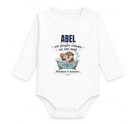 Planetee Body Bébé Manches Longues Abel | Coton 170 g/m² Blanc 3 mois à 18 mois | Bébé Fille Garçon Mixte | Cadeau Naissance Baby Shower Bapteme