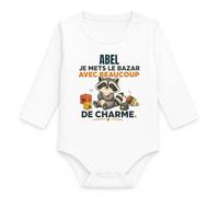 Planetee Body Bébé Manches Longues Abel | Coton 170 g/m² Blanc 3 mois à 18 mois | Bébé Fille Garçon Mixte | Cadeau Naissance Baby Shower Bapteme