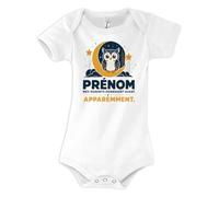 Planetee Body bébé Personnalisable Prénom Mes Parents Dormaient Avant Manches Courtes - Taille 18-24 mois Humour Cadeau Naissance
