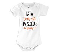 Planetee Body bébé Tata viens vite ta Soeur m'épuise