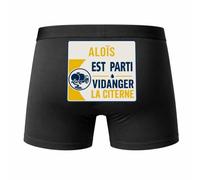Planetee Caleçon Alois Vidanger la citerne Taille XXL - Dos - Humour Boxer Coton Motif Métier Idée Cadeau Anniversaire Noël Homme