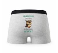 Planetee Caleçon Ce Community Manager Le Plus Chouette - Humour Boxer Gris Idée Cadeau - Taille L