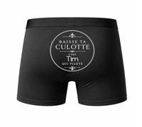 Planetee Caleçon Cest Tim Qui Pilote Taille S - Dos - Humour Boxer Coton Motif Métier Idée Cadeau Anniversaire Noël Homme