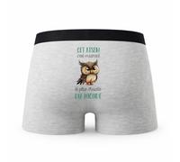 Planetee Caleçon Cet Atsem Le Plus Chouette - Humour Boxer Gris Idée Cadeau - Taille S