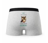 Planetee Caleçon Cet Ergotherapeute Le Plus Chouette - Humour Boxer Gris Idée Cadeau - Taille XXL