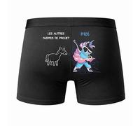 Planetee Caleçon Cheffes de Projet Les Autres vs Moi Taille XL - Dos - Humour Boxer Coton Motif Métier Idée Cadeau Anniversaire Noël Homme