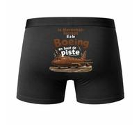 Planetee Caleçon Le Marechal-ferrant Il est en Bout de Piste Taille M - Dos - Humour Boxer Coton Motif Métier Idée Cadeau Anniversaire Noël Homme