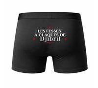 Planetee Caleçon Les Fesses a Claque de Djibril Taille M - Dos - Humour Boxer Coton Motif Métier Idée Cadeau Anniversaire Noël Homme
