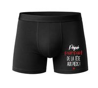 Planetee Caleçon Pépé Parfait de Le Tête aux Pieds Taille L - Face - Humour Boxer Coton Motif Métier Idée Cadeau Anniversaire Noël Homme