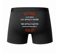 Planetee Caleçon Un Cyrille Aussi génial Taille XL - Dos - Humour Boxer Coton Motif Métier Idée Cadeau Anniversaire Noël Homme