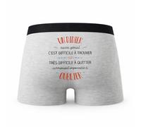 Planetee Caleçon Un Didier Aussi Génial - Humour Boxer Gris Idée Cadeau - Taille XXL